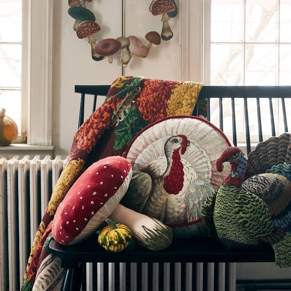 Shaped Pillow Fall Mushroom - John Derian for Target - Picture 2 of 3